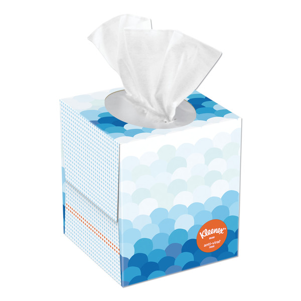 Kleenex Anti-Viral 3 Ply Facial Tissue, 60 Sheets 49978
